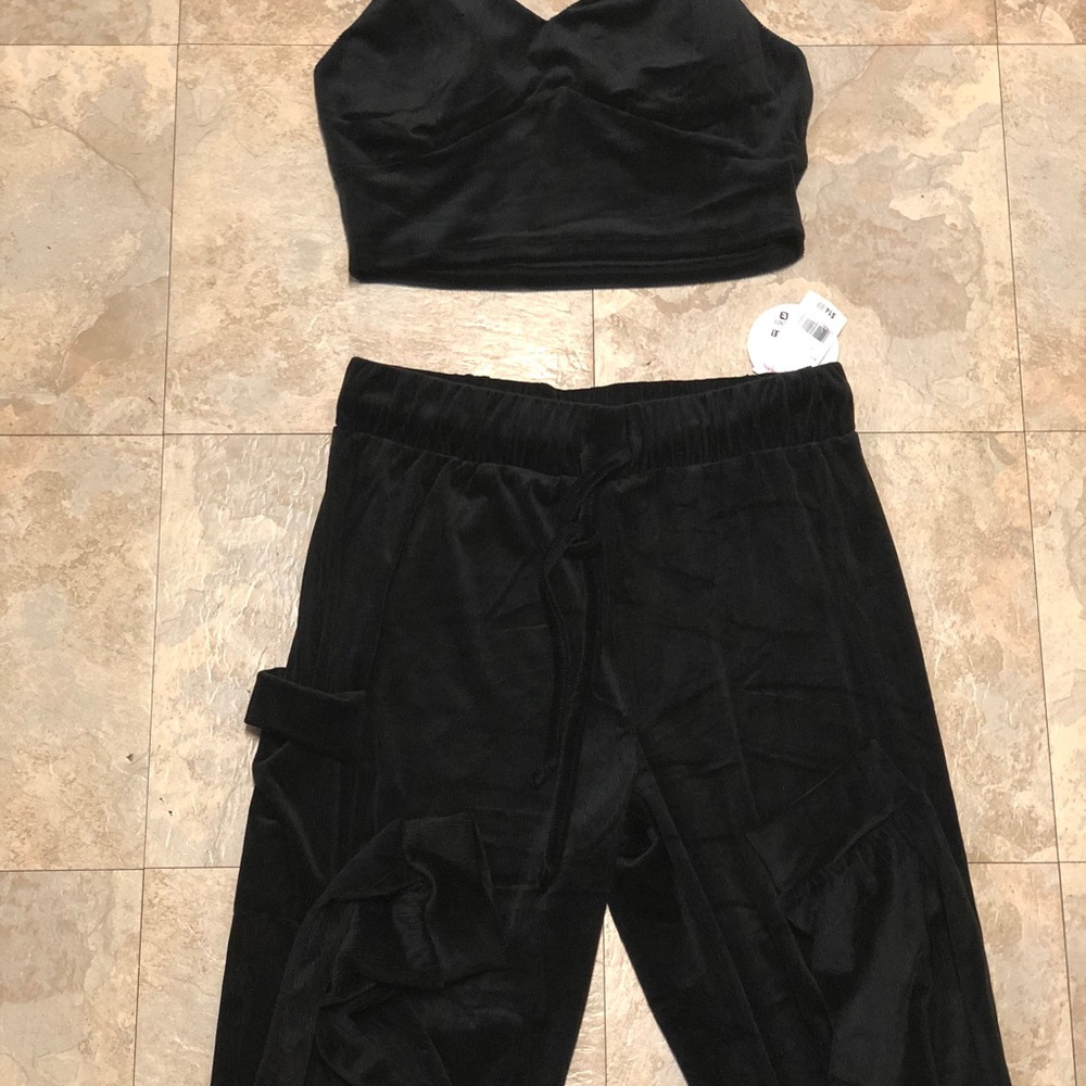 2 piece bralette and jogger set